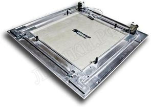 Люк под покраску Ультра, В стену, 2 створки, съёмная перегородка Люк под покраску Ультра, В стену, 2 створки, съёмная перегородка