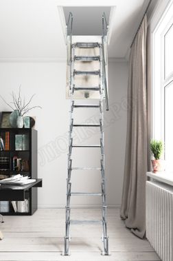 Чердачная лестница Aci Alluminium Base Fantozziscale Чердачная лестница Aci Alluminium Base Fantozziscale