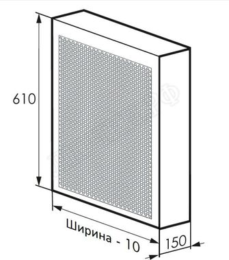Радиаторный экран С перфорацией Кружок Радиаторный экран С перфорацией Кружок
