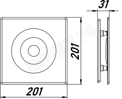 Вытяжной вентилятор Awenta System+, Turbo, 125, KWT125CTR, POS125, Серебро (сатин), пластик Вытяжной вентилятор Awenta System+, Turbo, 125, KWT125CTR, POS125, Серебро (сатин), пластик
