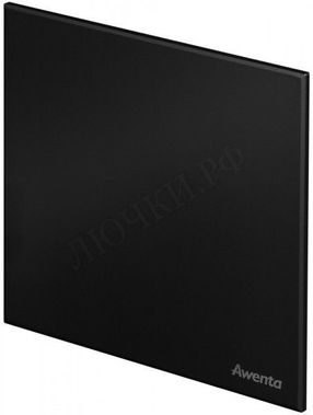 Вытяжной вентилятор Awenta System+, Turbo, 125 KWT125H, Trax, PTCB125M, Чёрный матовый, пластик Вытяжной вентилятор Awenta System+, Turbo, 125 KWT125H, Trax, PTCB125M, Чёрный матовый, пластик