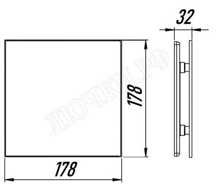 Вытяжной вентилятор Awenta System+, Turbo, 125, KWT125H, PTGR125M, Красный матовый, стекло Вытяжной вентилятор Awenta System+, Turbo, 125, KWT125H, PTGR125M, Красный матовый, стекло